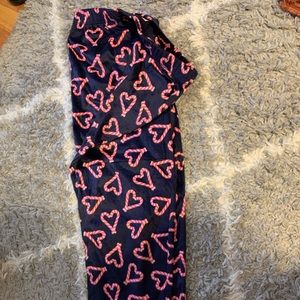 Navy candy cane lounge pants